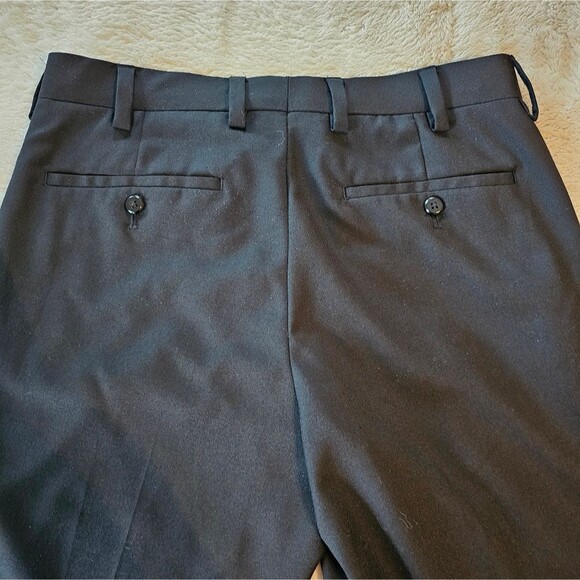 Louis Raphael Mens Black Dress Pants Slim Fit 30x30. Excellent Condition! - Picture 4 of 7
